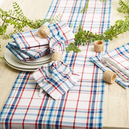 Lighthouse Plaid Napkin, 6ct.